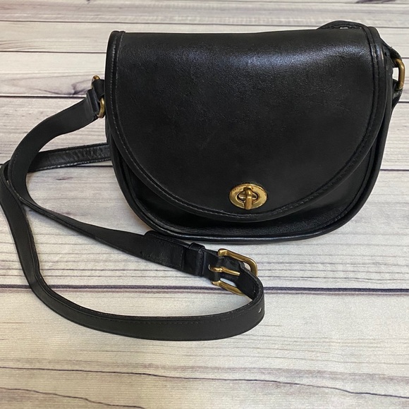 Coach Handbags - Vintage Black Coach Shoulder Bag